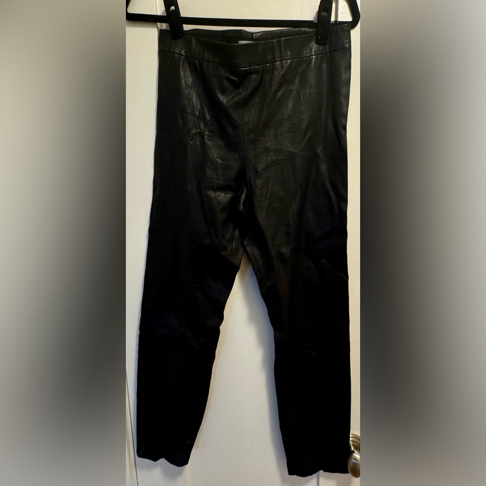 Vince Black Leather Leggings